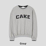 K Color Matching Layered Sweatshirt