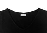 Poring V-neck short-sleeved knit