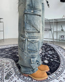 Kain Multi Cargo Denim Pants