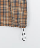 Bemer Check Cap Hood Short Sleeve Shirt