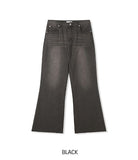 Shadow Cutting Bootcut Denim