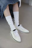 Della ribbed knee socks