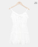Jurn Lace Layered Sleeveless One Piece