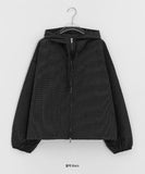 Hyoa Check Hood Windbreaker