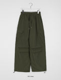 [unisex] Tsuina Banding Nylon String Parachute Cargo Pants