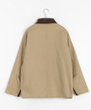 Enquo Suede Over Color Matching Work Jacket