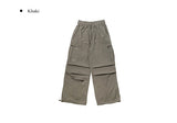 Bruck Nylon Cargo Wide Banding Pants