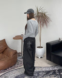 Cardin Leopard Cross Denim Pants