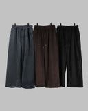 Velour corduroy trousers