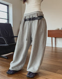 Hubble Belted Brushed Balloon Jogger Pants