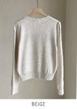 Haito Lettering Round Knit