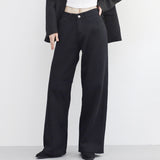 Maris Back Button Strap Pants
