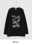 Kan Love Printing Over Long Sleeve Tee