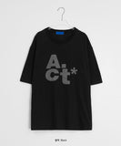 Dideli Printing Over Short Sleeve Tee