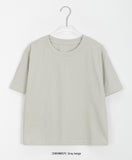 Toju Line Basic Crop Short Sleeve Tee