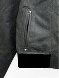 Noki Crack Leather Jacket