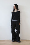 Dio strap cotton pants