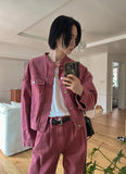 Tex Pigment Cropped Jacket