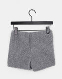Boru Boucle Slim Wool Shorts
