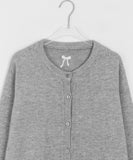 Kojiu Round Ribbon Knit Cardigan