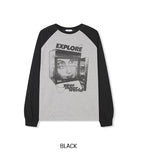 Vision Color Matching Raglan Long Sleeve