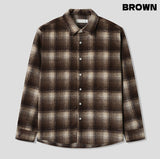 Planet over check shirt