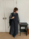 [BAONHAUS] Kinlav Layered Cargo Long One Piece