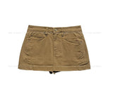 Mitsu Damage Back Pocket Mini Skirt