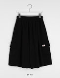 Pept Patch Banding Cargo Bermuda Pants