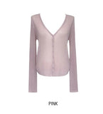 Of Summer Linen V-neck Cardigan