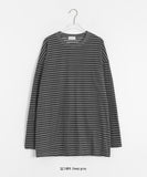 [unisex] Nelle Stripe Over Long Sleeve Tee