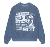 LOVE PUNK PIGMENT SWEATSHIRT