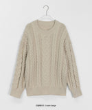 Netimo cable round over knit