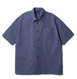 Vertical line short sleeve shirt