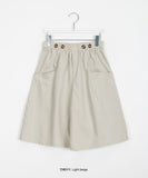 Lakota Banding Button Pocket Bermuda Pants