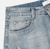 Kuda Damaged Wide Denim Pants