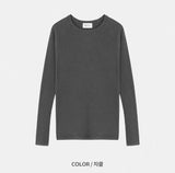 Muscle Fit Raglan Ribbed Knit