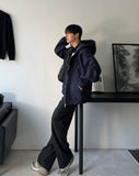 Two-way base hood zip-up