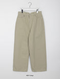 [unisex] Leroon Basic Wide Cotton Pants