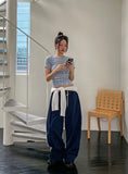 [Planned Product] Sorbet Color Matching Nylon Track Pants