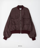 Seton quilted pocket flight jumper