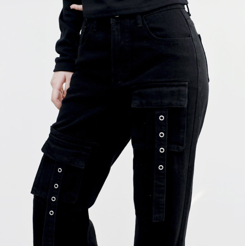 【NONCODE】Nimon Bootcut Cargo Pants SALE) Nimon Bootcut Cargo Pants - 논코드