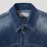 Kor Western Denim Crop Shirt