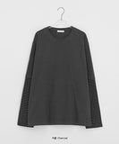 Dehip Stripe Layered Long Sleeve Tee