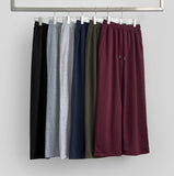 Color Basic Long Wide Banding Training Pants