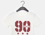 Glee Number Printing Short Sleeve T-Shirt