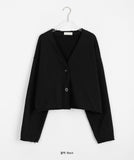 Rakku Damage Cotton Crop Cardigan