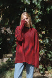 Long Sleeve Heavy Overfit Stripe Dangara