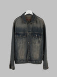 Worked denim jacket