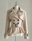 Obli Trench Short Jacket (Belt set)